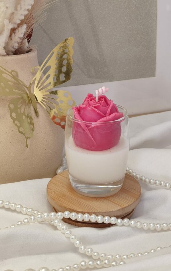 bougie parfumée personnalisable à la cire de coco