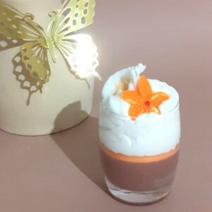 bougie déco personnalisable en cire de soja et de coco