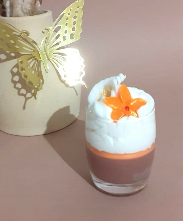 bougie déco personnalisable en cire de soja et de coco