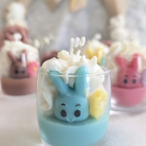 Bougie TAILLE S PERSONNALISABLE  P'tit lapinou